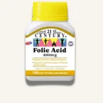 21st Century folic acid 400mcg 100 Tab