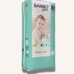Bambo (Size 3 Medium, 4-8 Kg, 52 Nature Diapers)