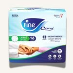 Fine Care Adult Brief Diapers Large 16 Pieces