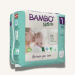 Bambo (Size 1, 2-4 Kg, 22 Nature Diapers)