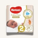 Huggies Extra Care Newborn ( Size 2, 4-6 Kg ) 21 Diapers