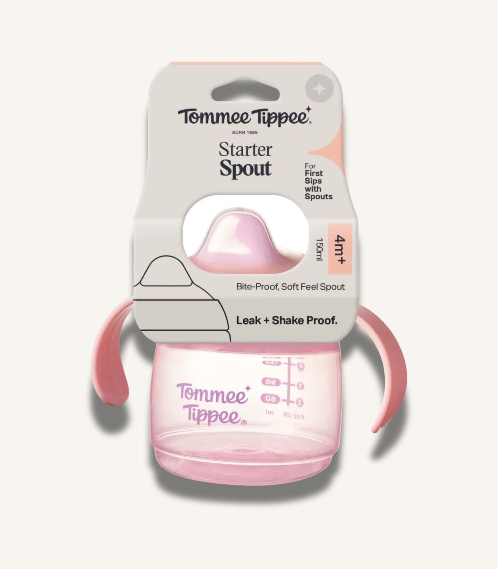 صور المنتجات MAMA - 18 Tommee Tippee 1X STARTER SPOUT 4M 150ML ASSTD - الصورة 1