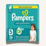 Pampers Rash Protection (Size 5, 11-16kg, 38 Diapers)