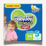 Baby Joy Junior Compressed Pants Large Size 5, 12-18 Kg, 36 Pieces