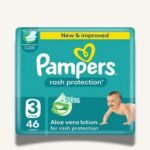 Pampers Size 3 , 46 Diapers