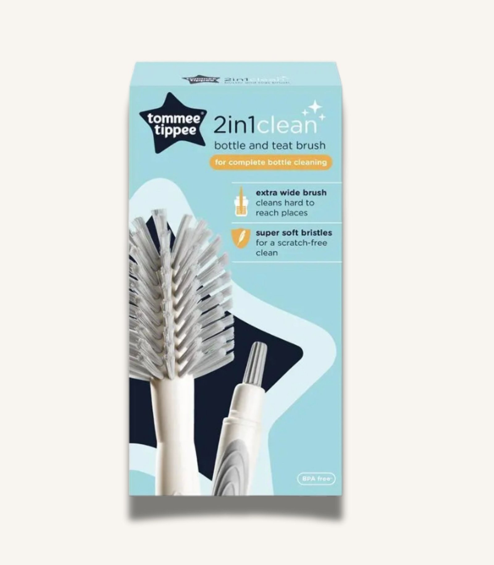 صور المنتجات MAMA - 25 Tommee Tippee Closer To Nature Bottle Teat Brush - الصورة 1