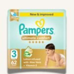 Pampers Ultimate Comfort Size 3 ,62 Diapers
