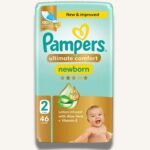 Pampers Ultimate Comfort Size 2, 46 Diapers