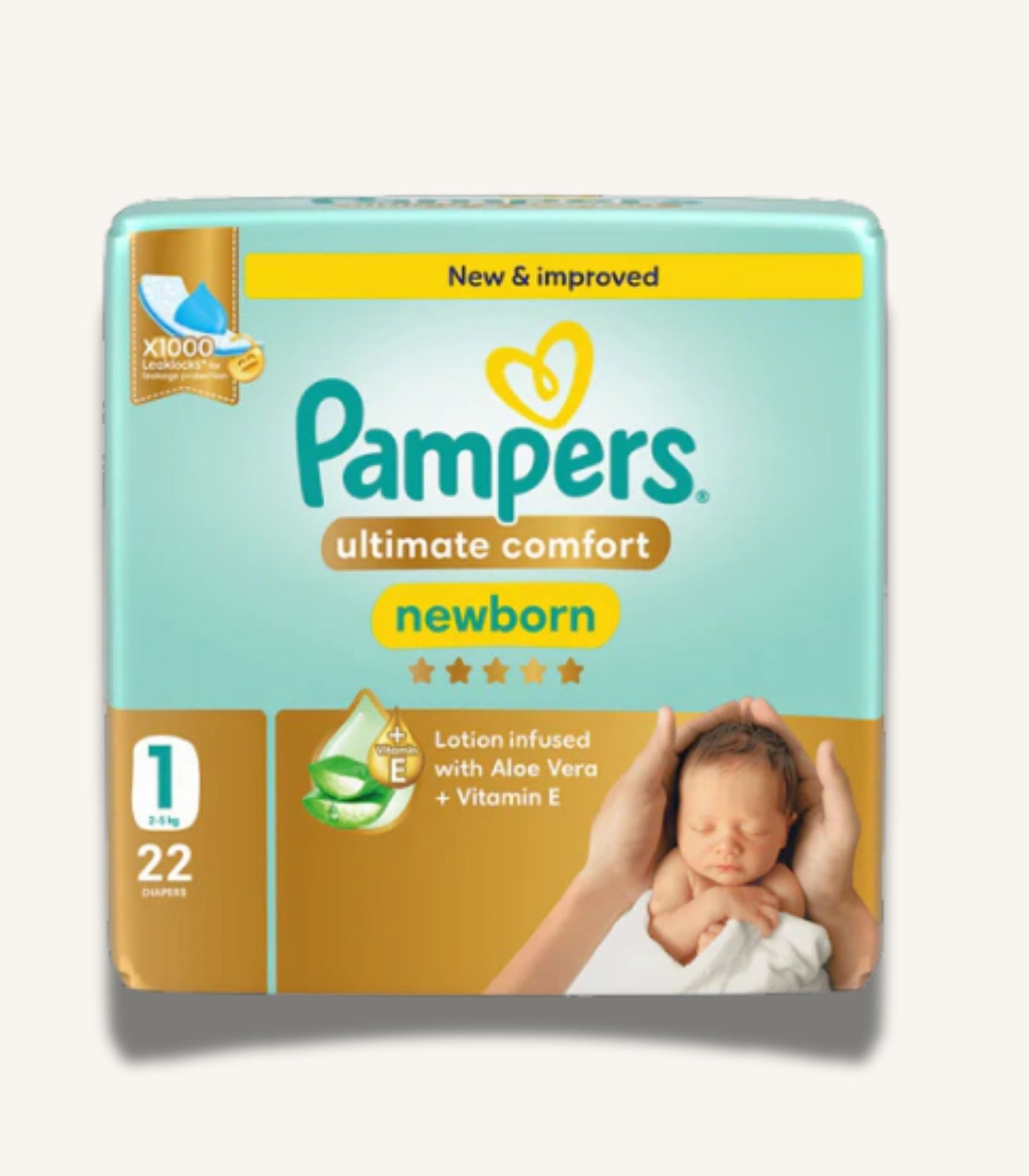 صور المنتجات MAMA - 30 Pampers Ultimate Comfort Size 1 ,22 Diapers - الصورة 1