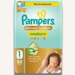 Pampers Ultimate Comfort Size 1, 50 Diapers