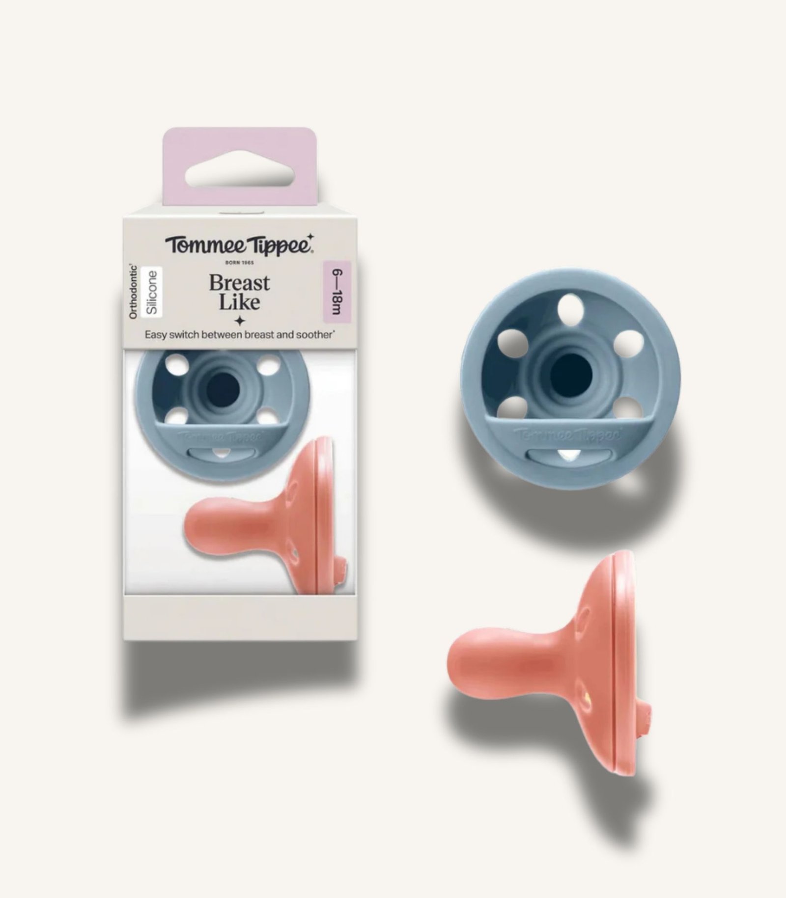 صور المنتجات MAMA - 33 Tommee Tippee Closer To Nature 2 X 6-18M Breastlike - الصورة 1