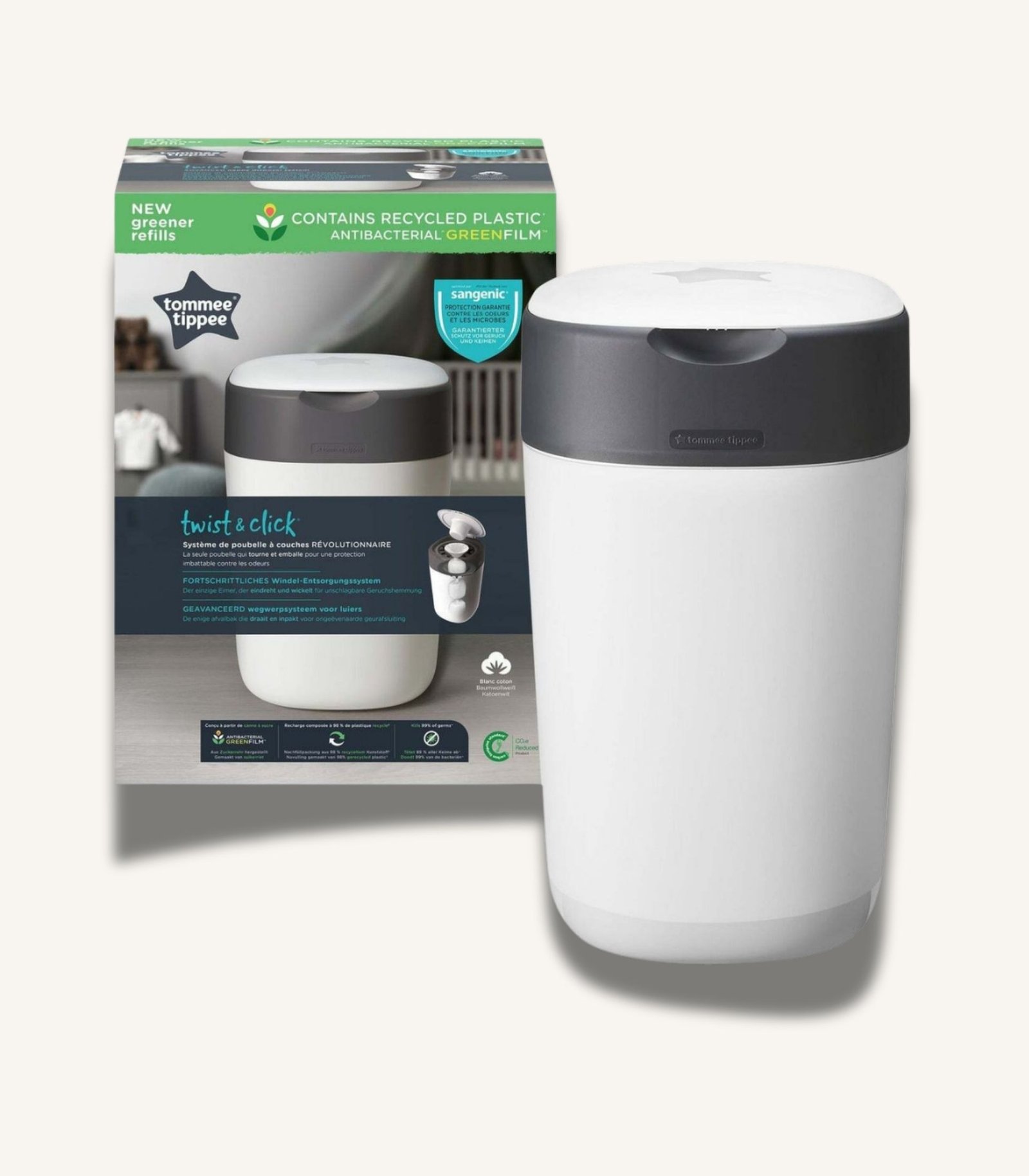 صور المنتجات MAMA - 6 Tommee Tippee T&C WHITE TUB UK AL - الصورة 1