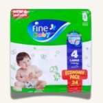 Fine Baby DoubleLock Size 4, 24 Diapers