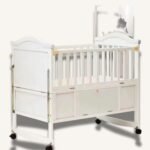 Wooden Next To Baby Bed Model 868 With Adjustable Head