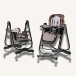 Kidilo KD169 2 In 1 Adjustable High Chair With Swing Function