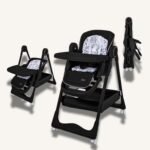 Burbay AG850 2 In 1 Adjustable High Chair With Swing Function