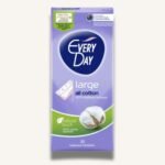 Everyday All Cotton Large Pantyliners, 30 PCS
