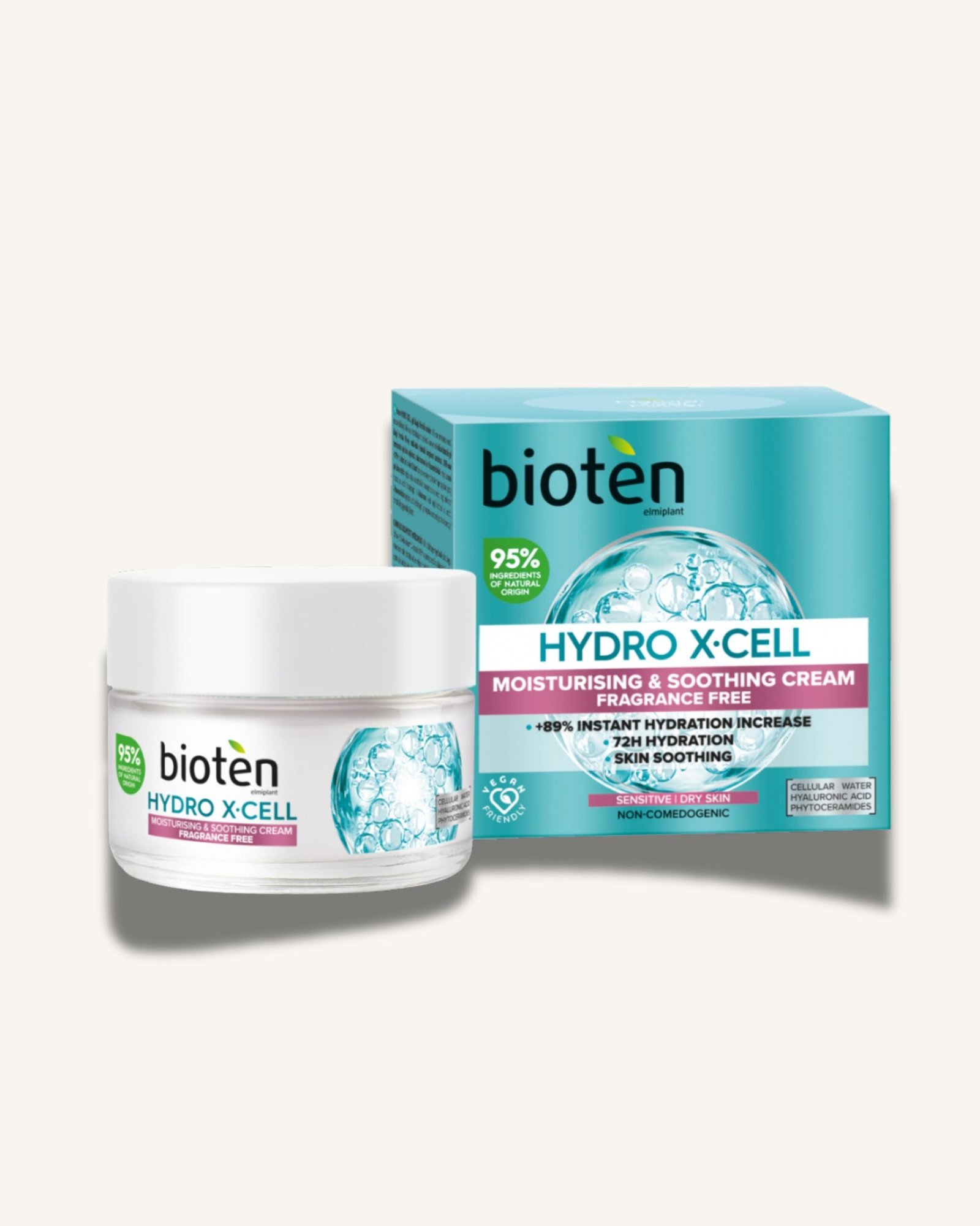 Ibn khakdoun 20+21 - 54 Bioten HYDRO X-CELL Moisturizing Day Cream, Sensitive Skin 50ml - الصورة 1