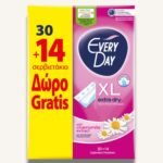 Everyday Extra Dry XL Pantyliners, 30+14 PCS
