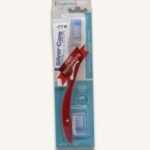 Silver Care Toothbrush With Two Heads, Medium With Free Toothpaste
