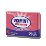 Vixmint Strawberry Throat Lozenges 20 Pieces