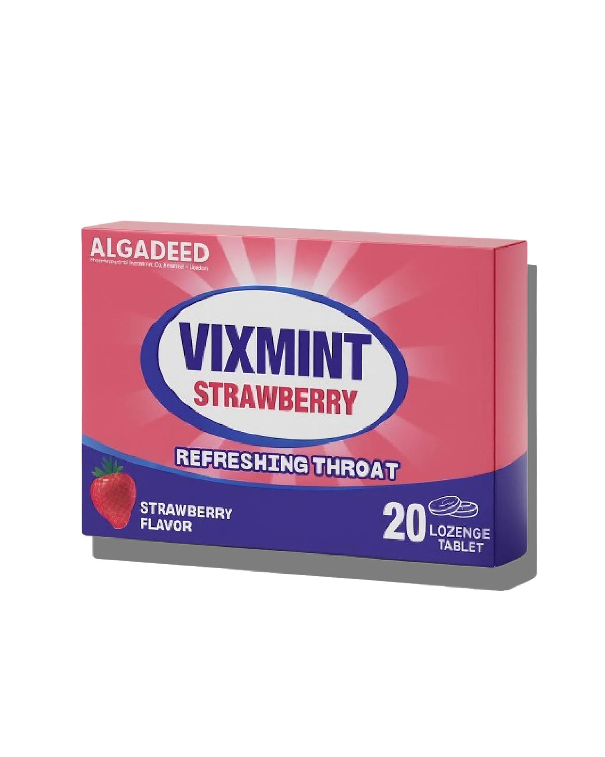 1754_original_ai_nobg_final_2048x2560 Vixmint Strawberry Throat Lozenges 20 Pieces - الصورة 1