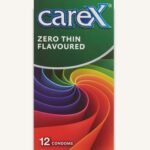 Carex Zero Thin Flavoured Condoms, 12 PCS