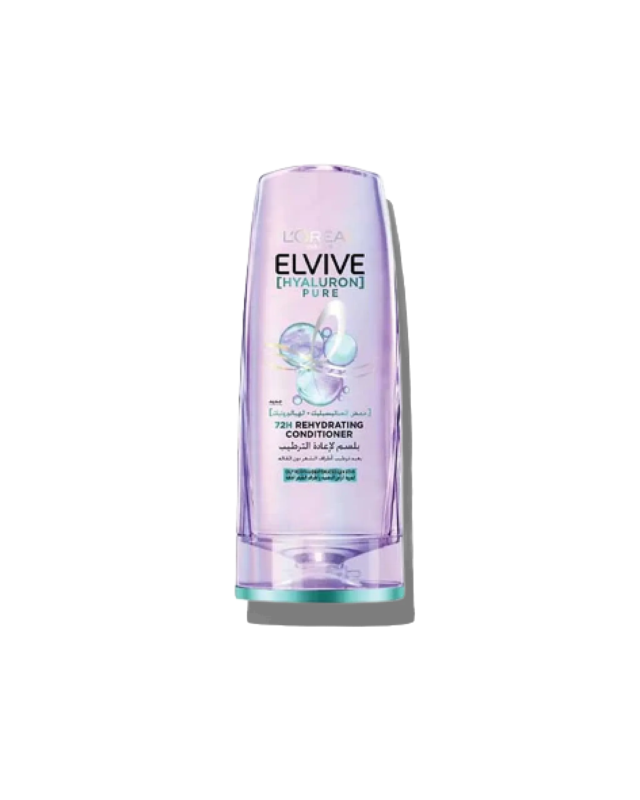 2037_original_ai_nobg_final_2048x2560 Loreal Elvive Hyaluron Pure 72H Rehydrating Conditioner 360ml - الصورة 1
