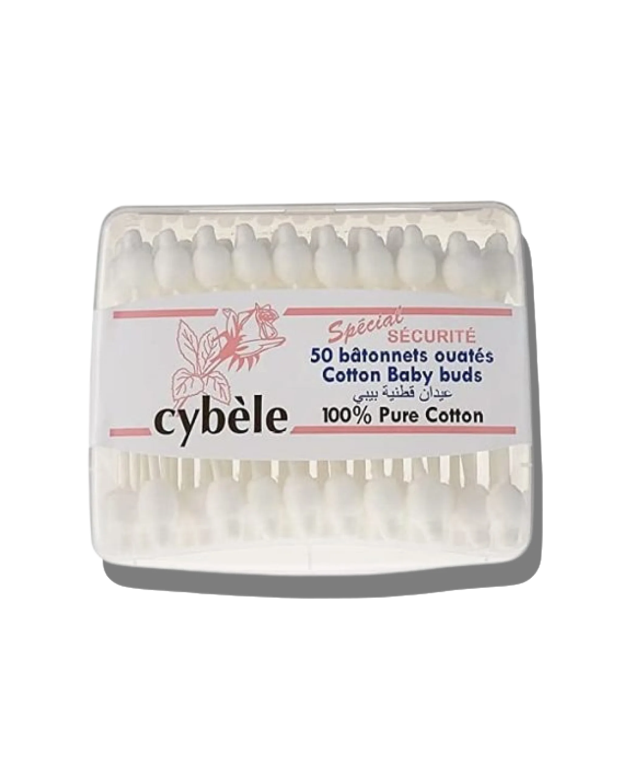 2055_original_ai_nobg_final_2048x2560 Cybele 50 Baby Cotton Buds - الصورة 1