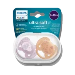 Philips Avent Ultra Soft Soother Girl 6-18 Months