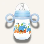 aBaby Natural Baby Feeding Bottle with Handle 270ml, +6M
