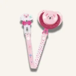 aBaby Orthodontic Pacifier with Safety Chain, +0M