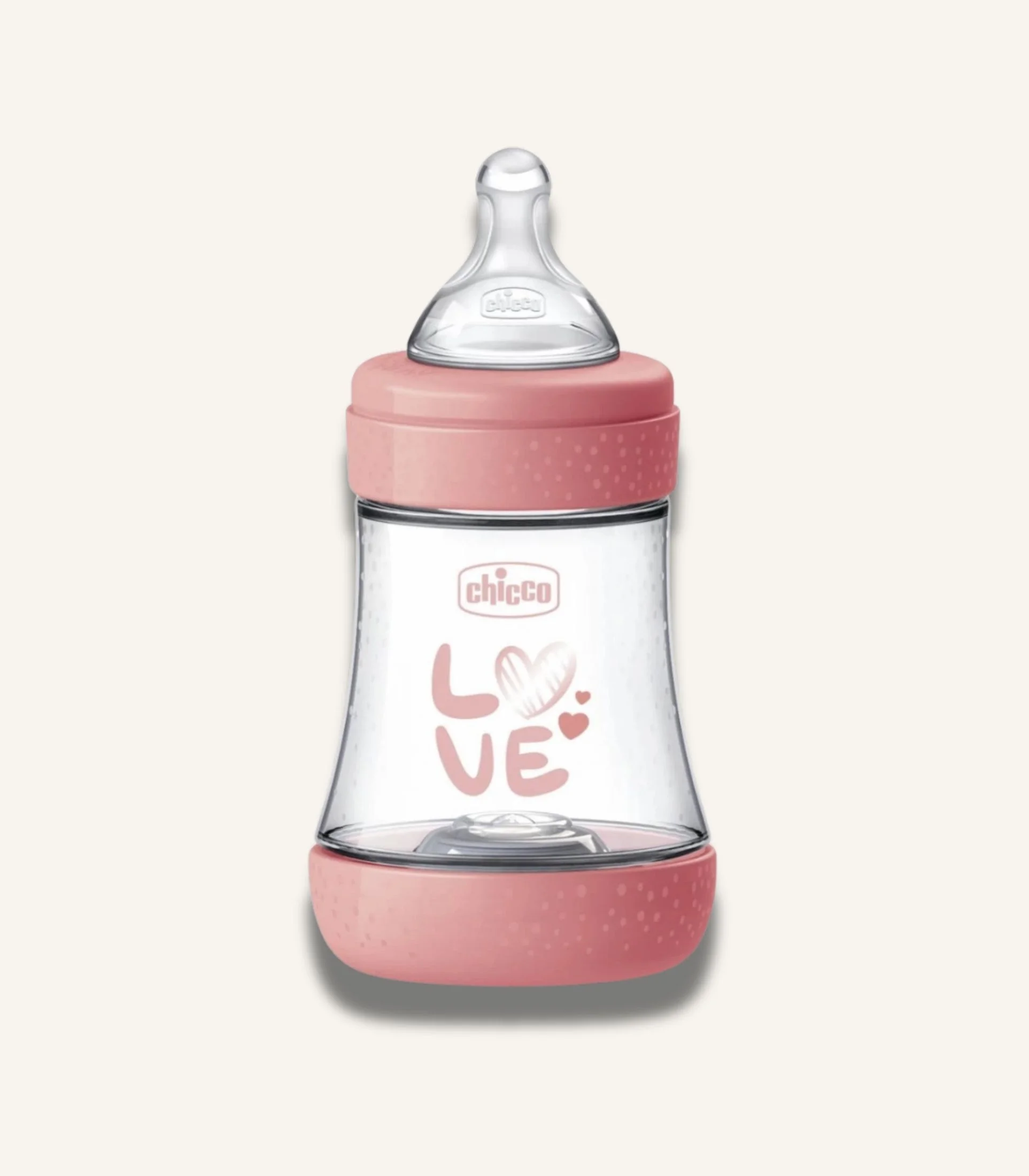 IMG_4663 Chicco Perfect 5 Baby Bottle Slow Flow Anti Colic Silicone Teat 150ml, Pink - الصورة 1