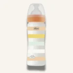 Chicco Well Being Baby Bottle Medium Flow Anti Colic 250ml, Orange