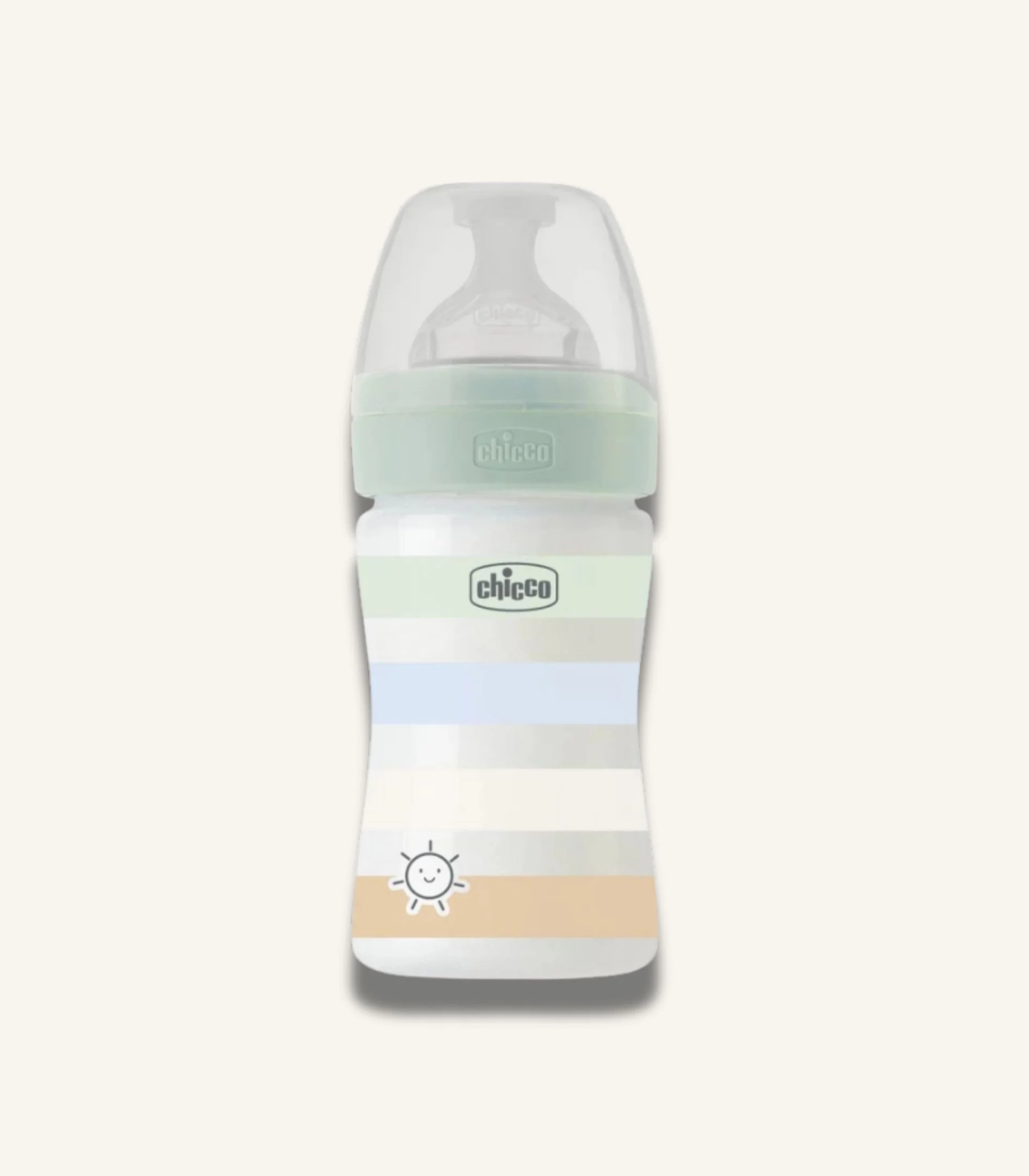 IMG_4670 Chicco Well Being Baby Bottle Slow Flow Anti Colic 150ml, Green - الصورة 1