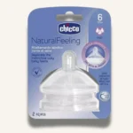Chicco Natural Feeling Teat 6m+ Fast Flow 2 Pcs