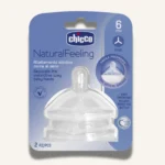 Chicco Natural Feeling Teat 6m+ Food Flow 2 Pcs