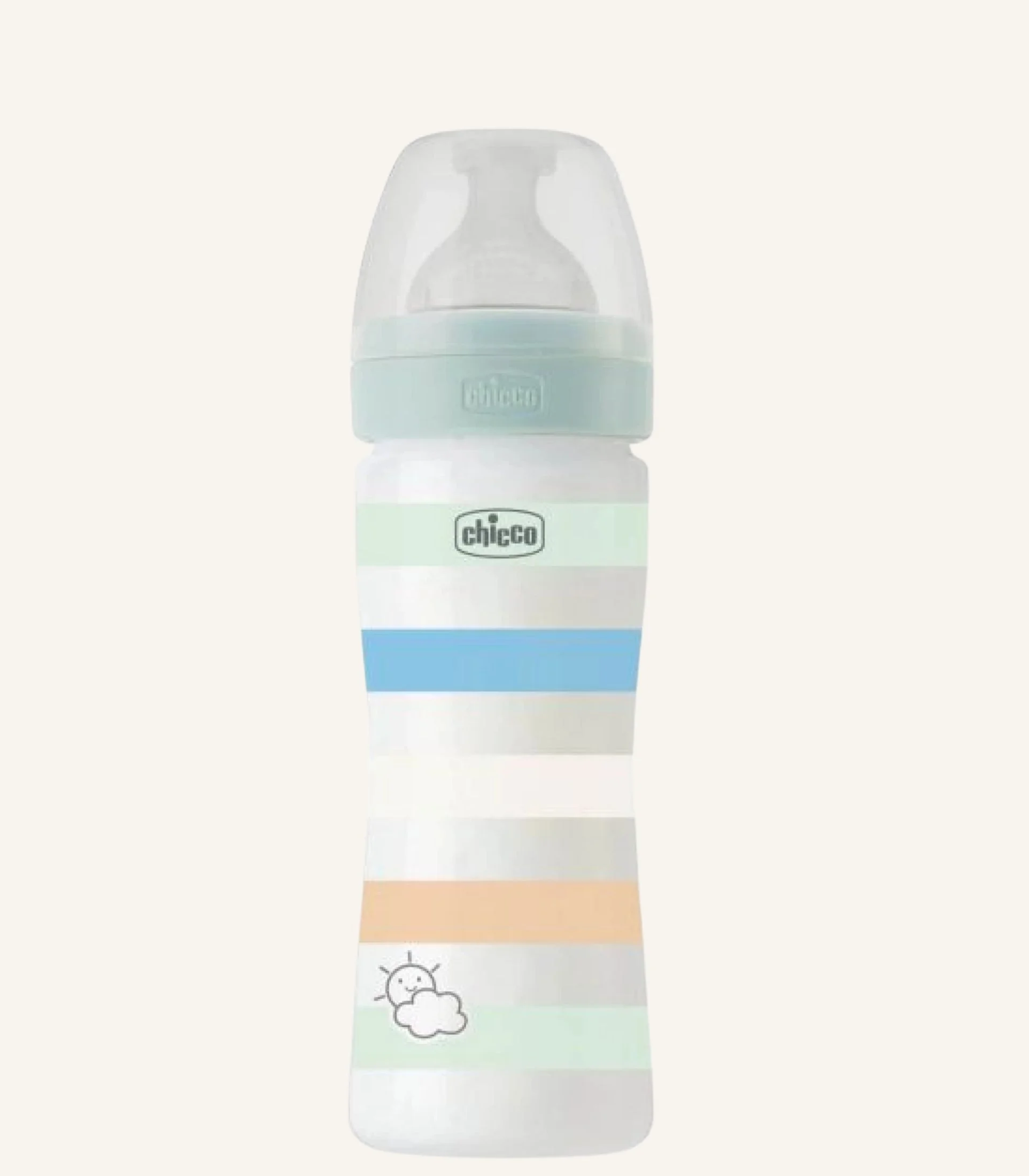 IMG_4681 Chicco Well Being Baby Bottle Medium Flow Anti Colic 250ml, Green - الصورة 1