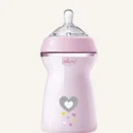 Chicco Natural Feeling Feeding Bottle 6m+ 330ml, Pink