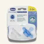 Chicco PhysioForma Mini Soft Pacifier 0-2m, 2 Pcs Blue