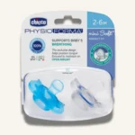 Chicco PhysioForma Mini Soft Pacifier 2-6m, 2 Pcs Blue