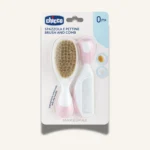Chicco Brush And Comb Set, Pink