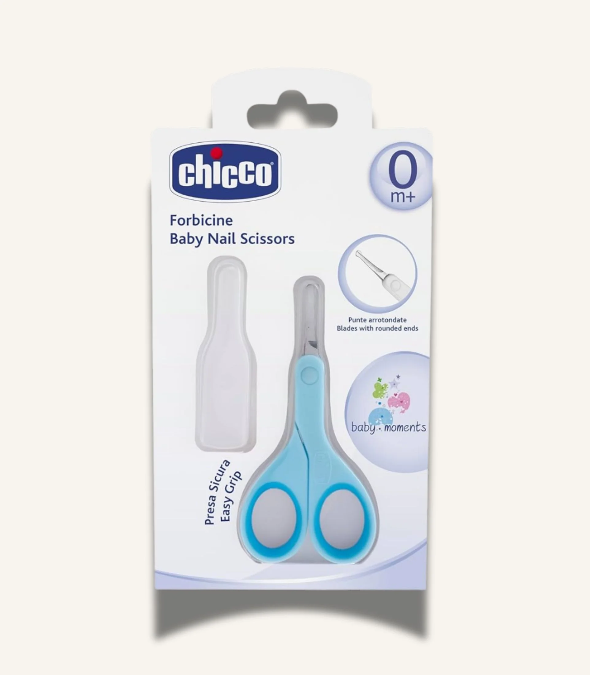 IMG_4771 Chicco Baby Nail Scissors +0m, Blue - الصورة 1