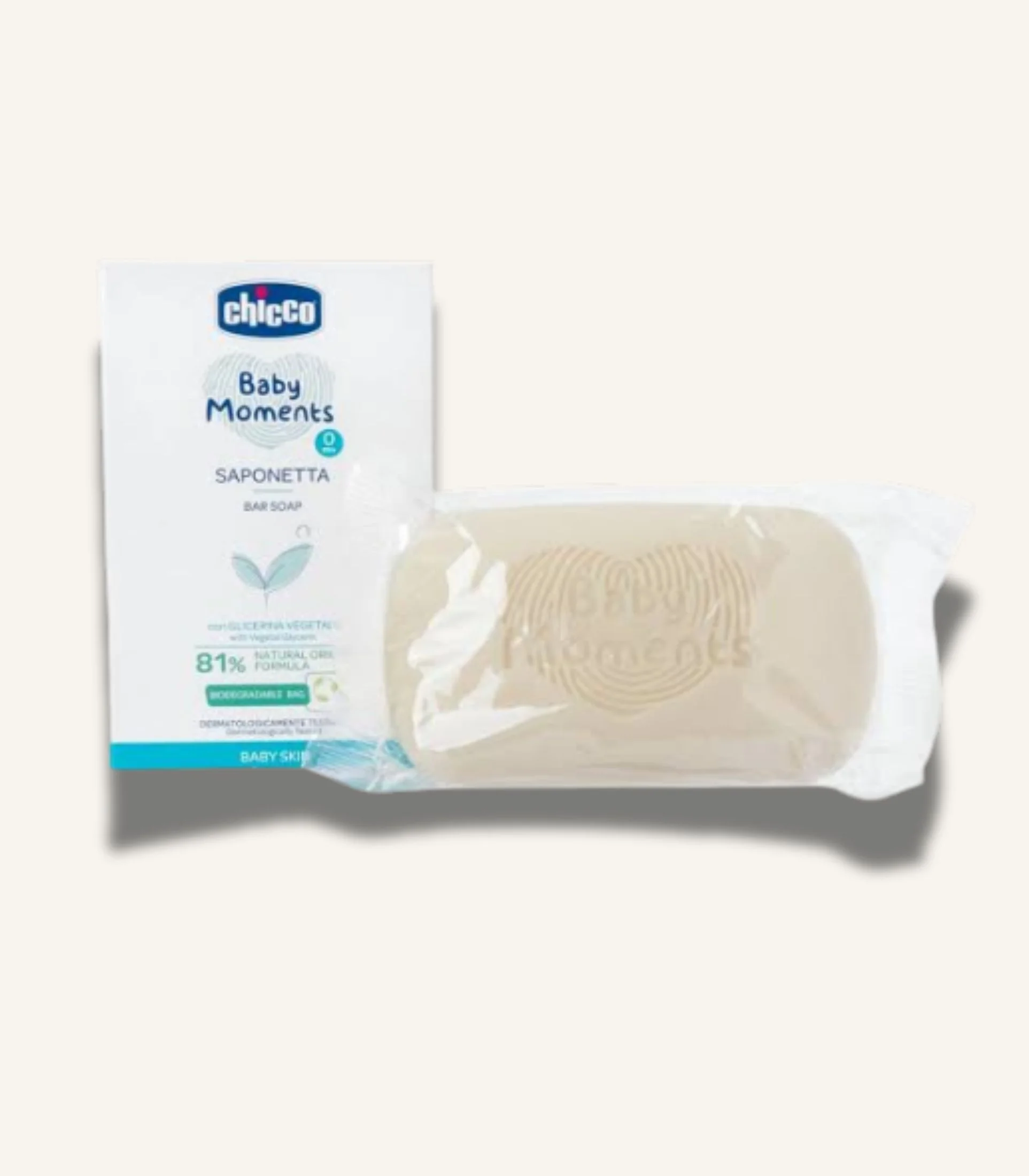 IMG_4773 Chicco Baby Moments Bar Soap, +0m 100g - الصورة 1