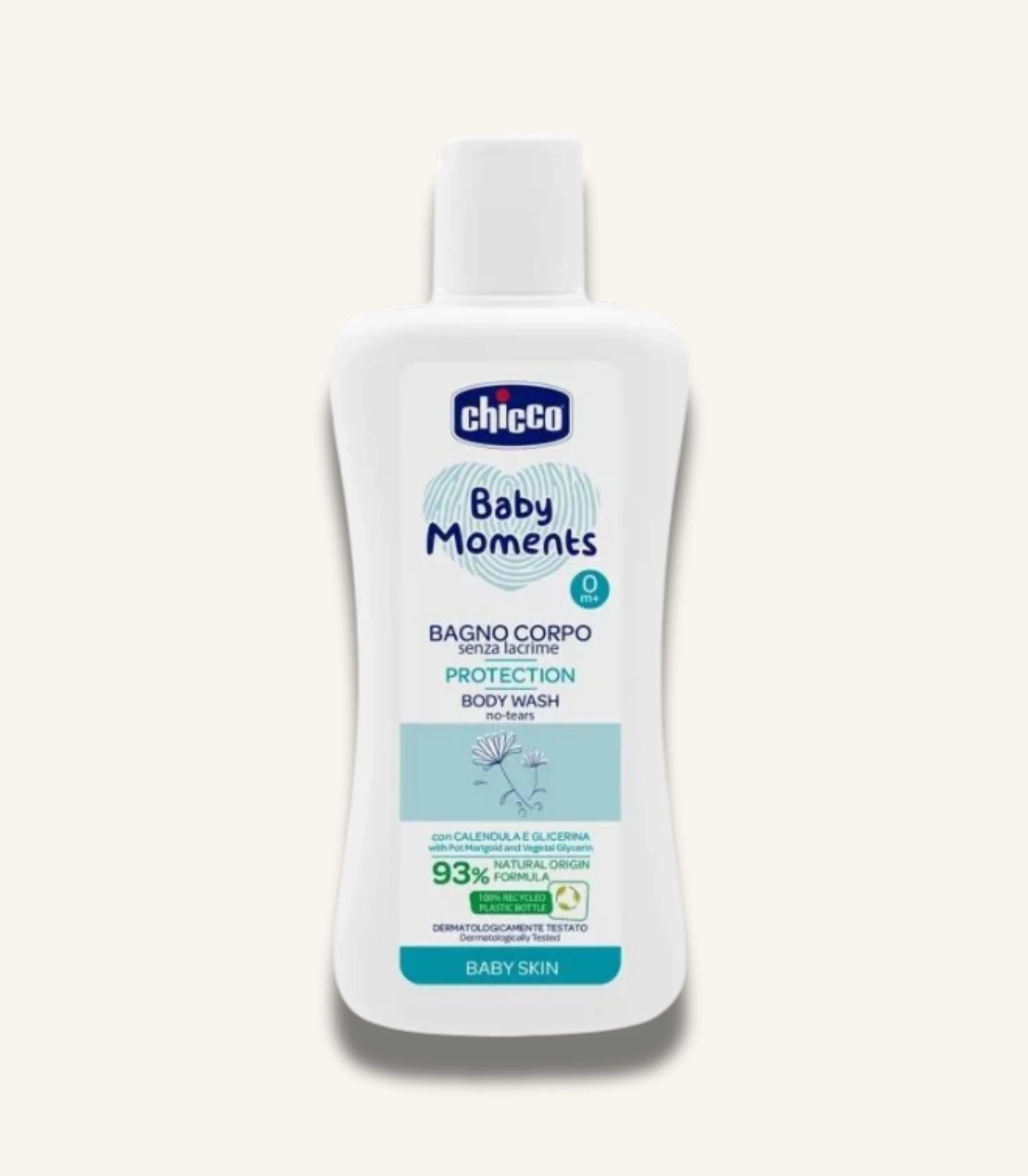 IMG_4776 Chicco Baby Moments Body Wash Protection, No Tears +0m 750ml - الصورة 1