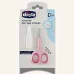 Chicco Baby Nail Scissors +0m, Pink