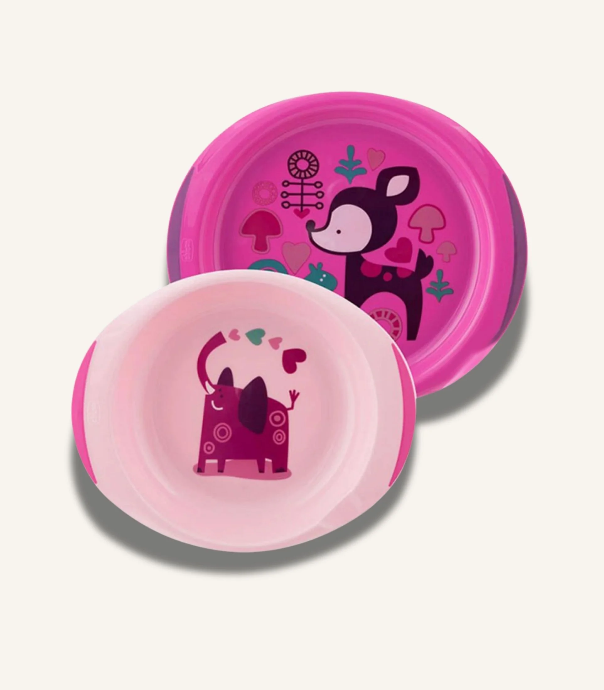 IMG_4867 Chicco Dish Set 12m+, Pink - الصورة 1
