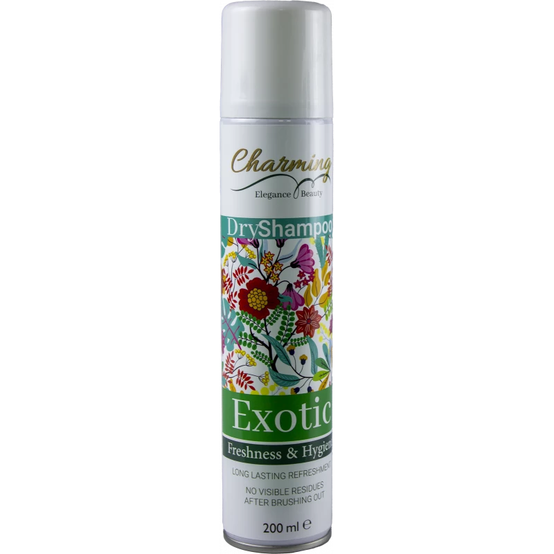 6251924000605-0-1721471056-800x800-1.webp Charming Dry Shampoo Exotic 200ml - الصورة 1