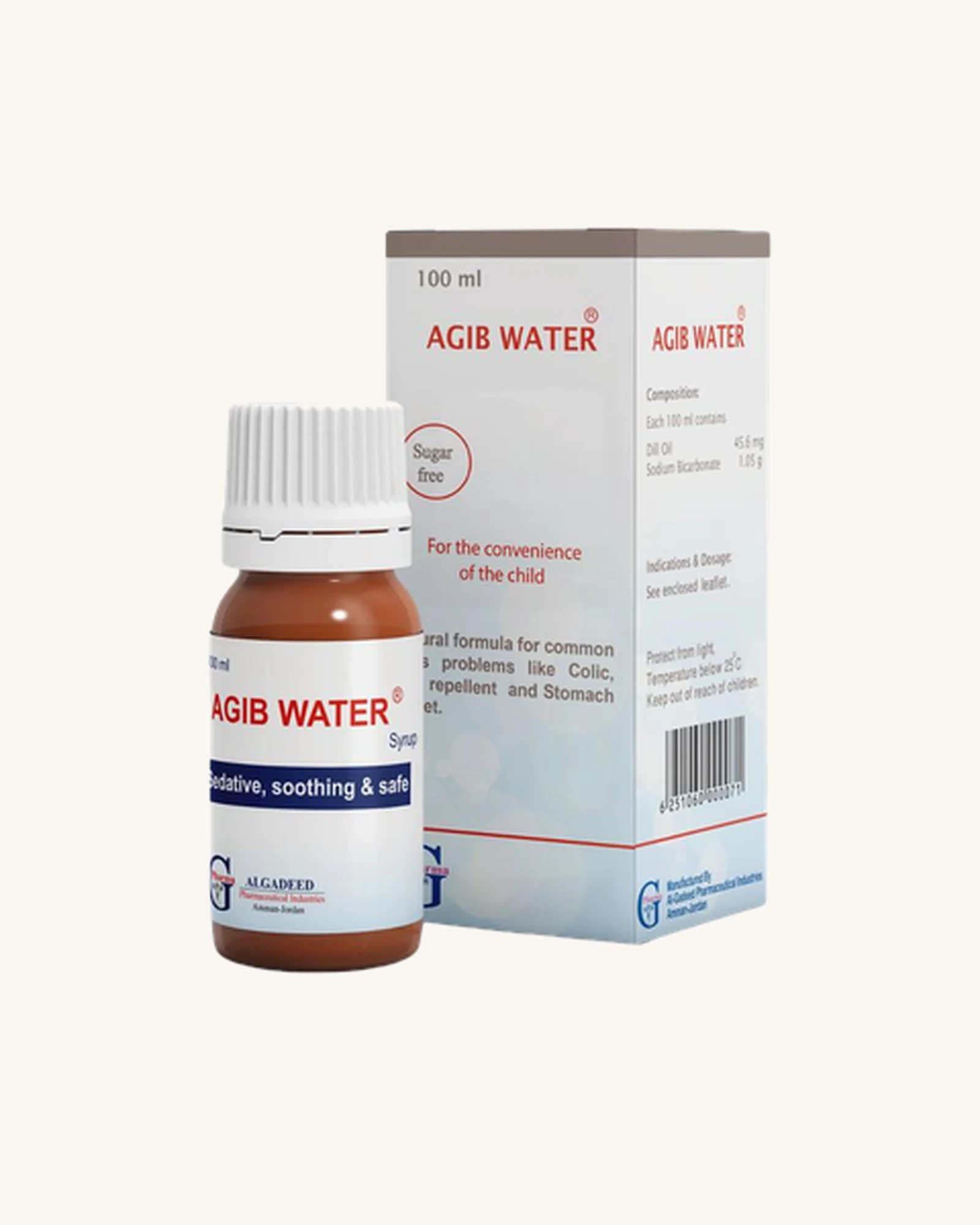 Agib Water Dill Oil Syrup - 100ml Agib Water Dill Oil Syrup - 100ml