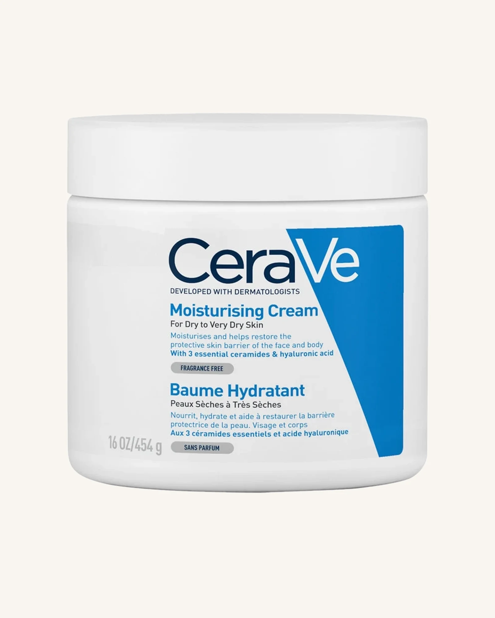 CeraVe Moisturising Cream for Dry to Very Dry Skin - 454g